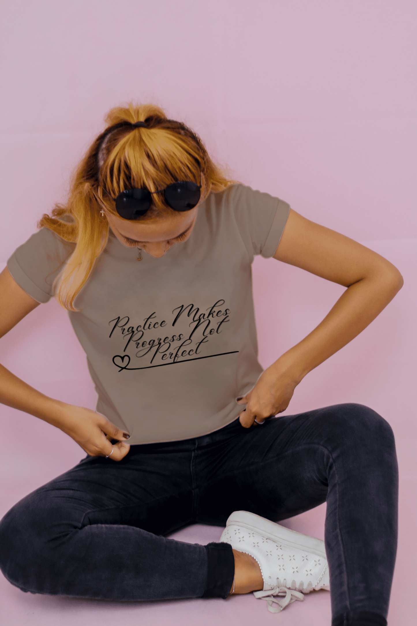 Practice makes progress not perfect T shirt