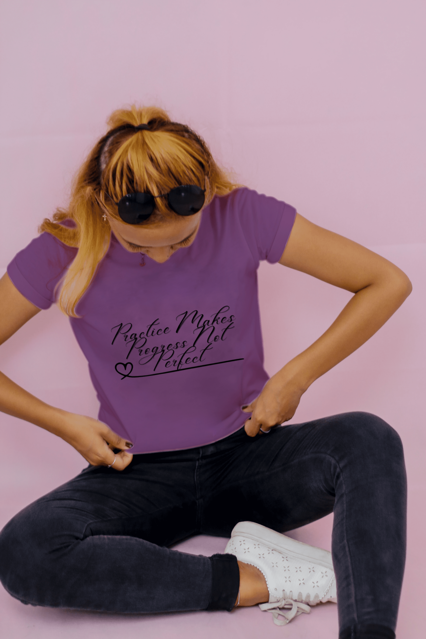 Practice makes progress not perfect T shirt