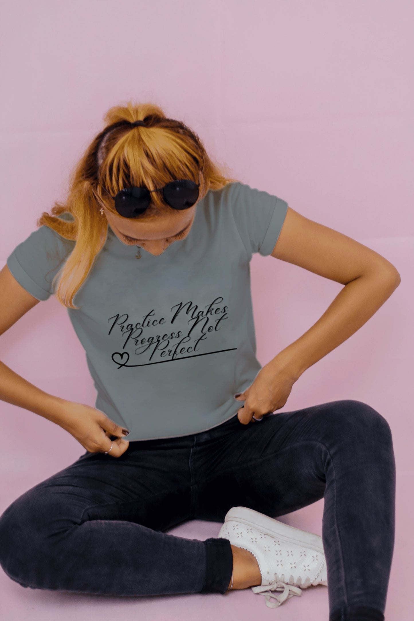 Practice makes progress not perfect T shirt