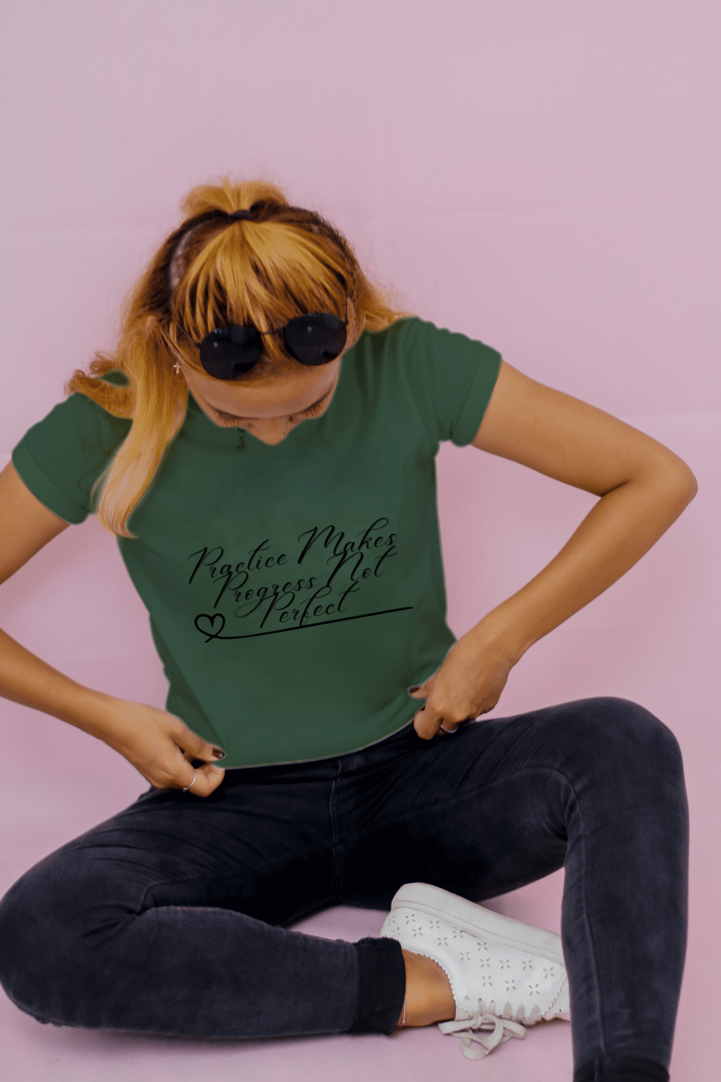 Practice makes progress not perfect T shirt