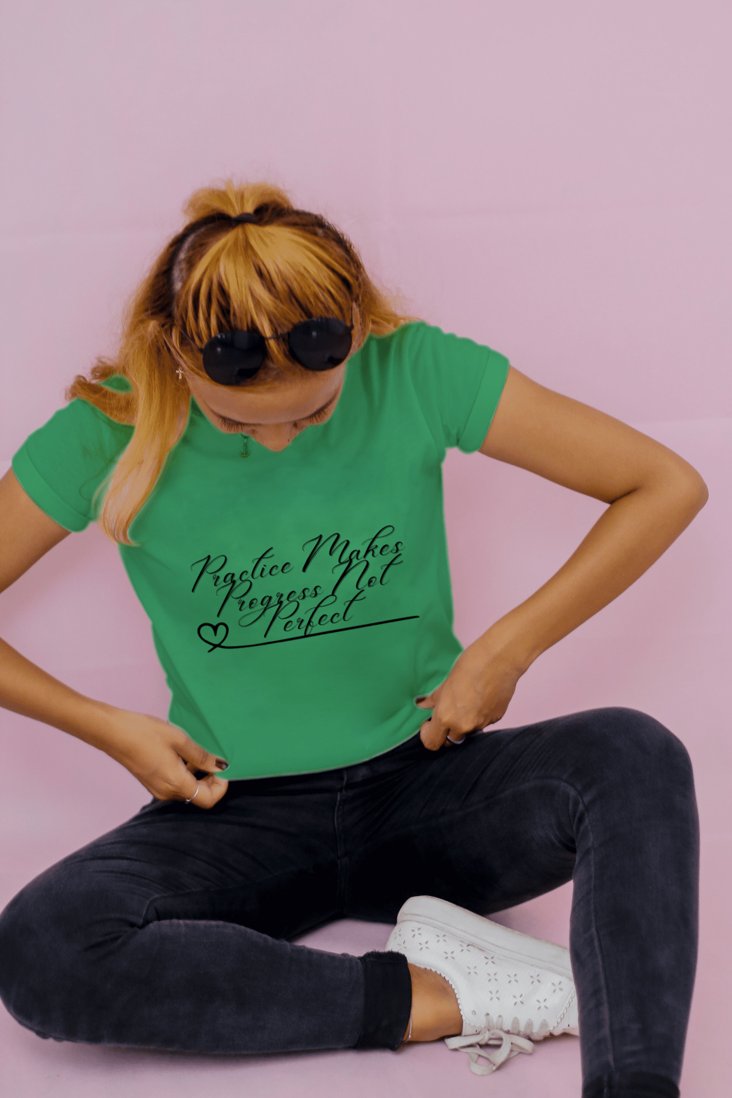 Practice makes progress not perfect T shirt