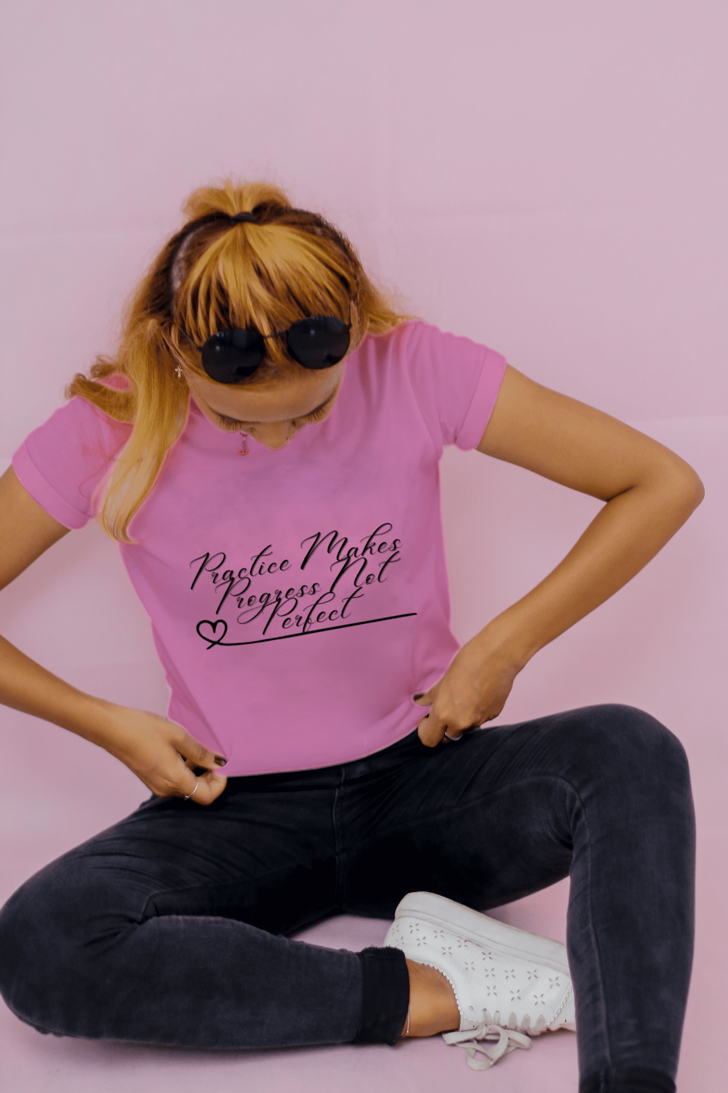 Practice makes progress not perfect T shirt