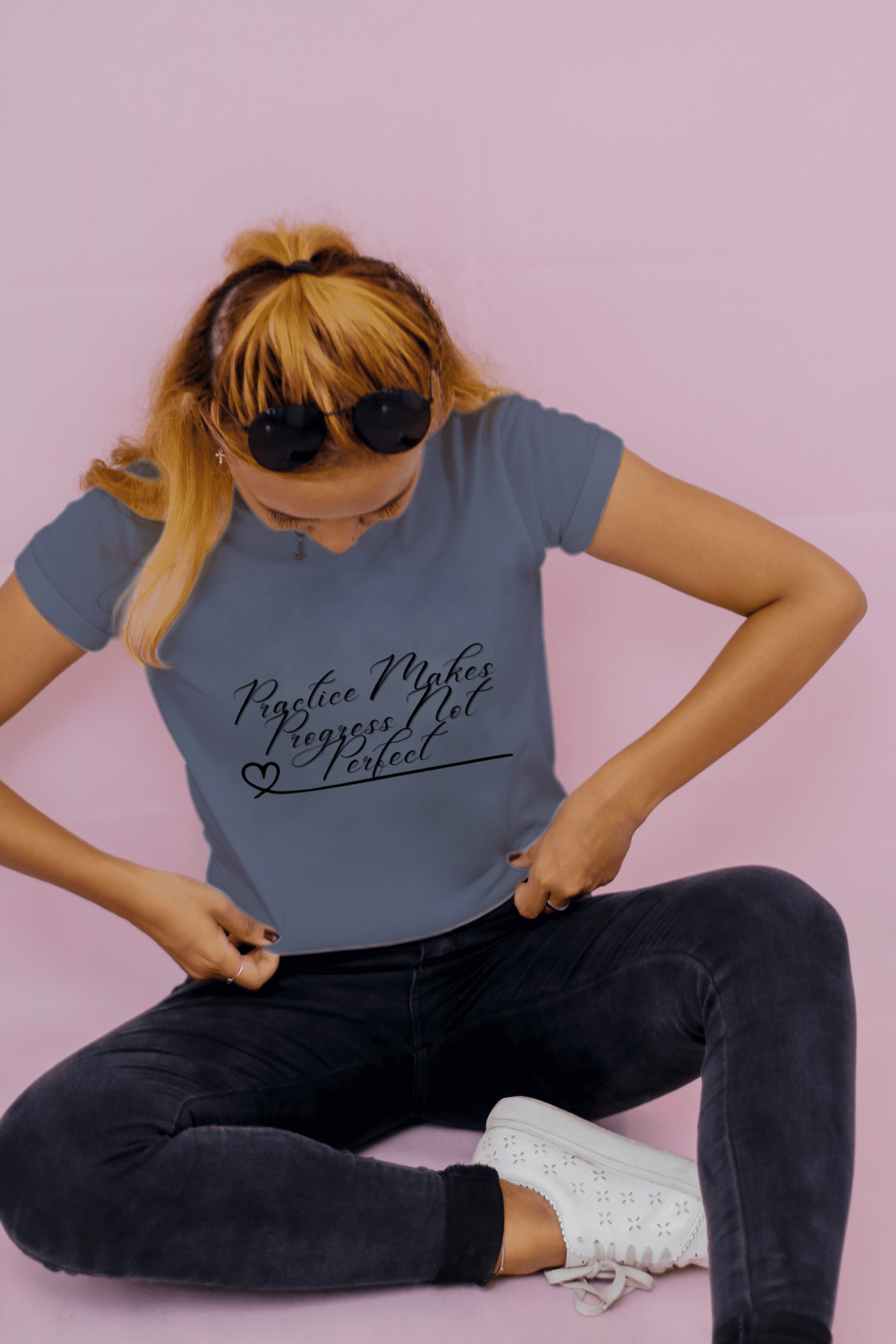 Practice makes progress not perfect T shirt