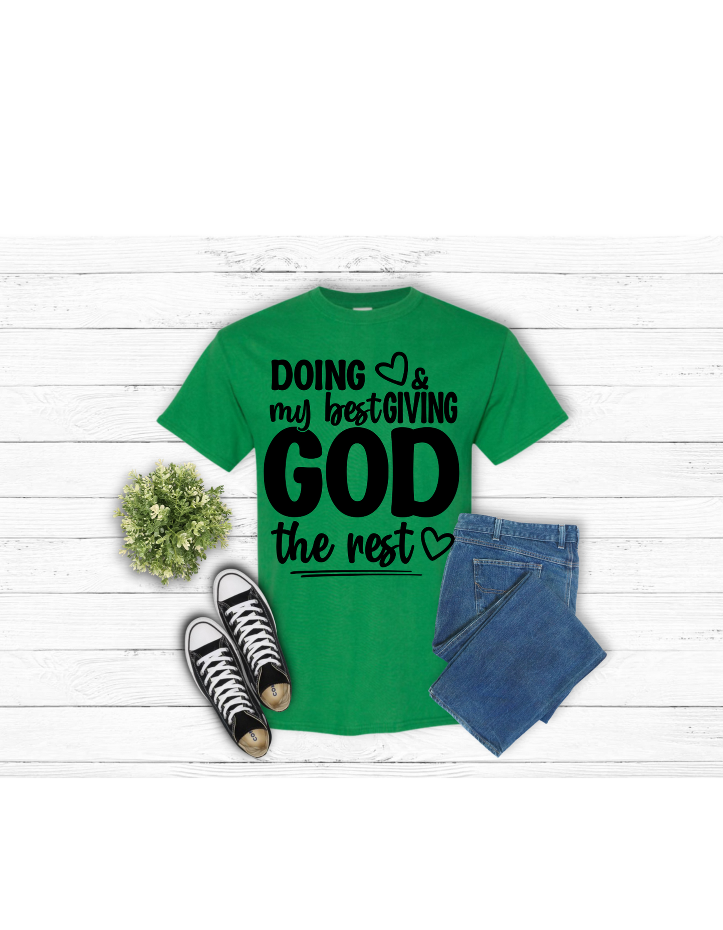 Doing my best, giving God the rest