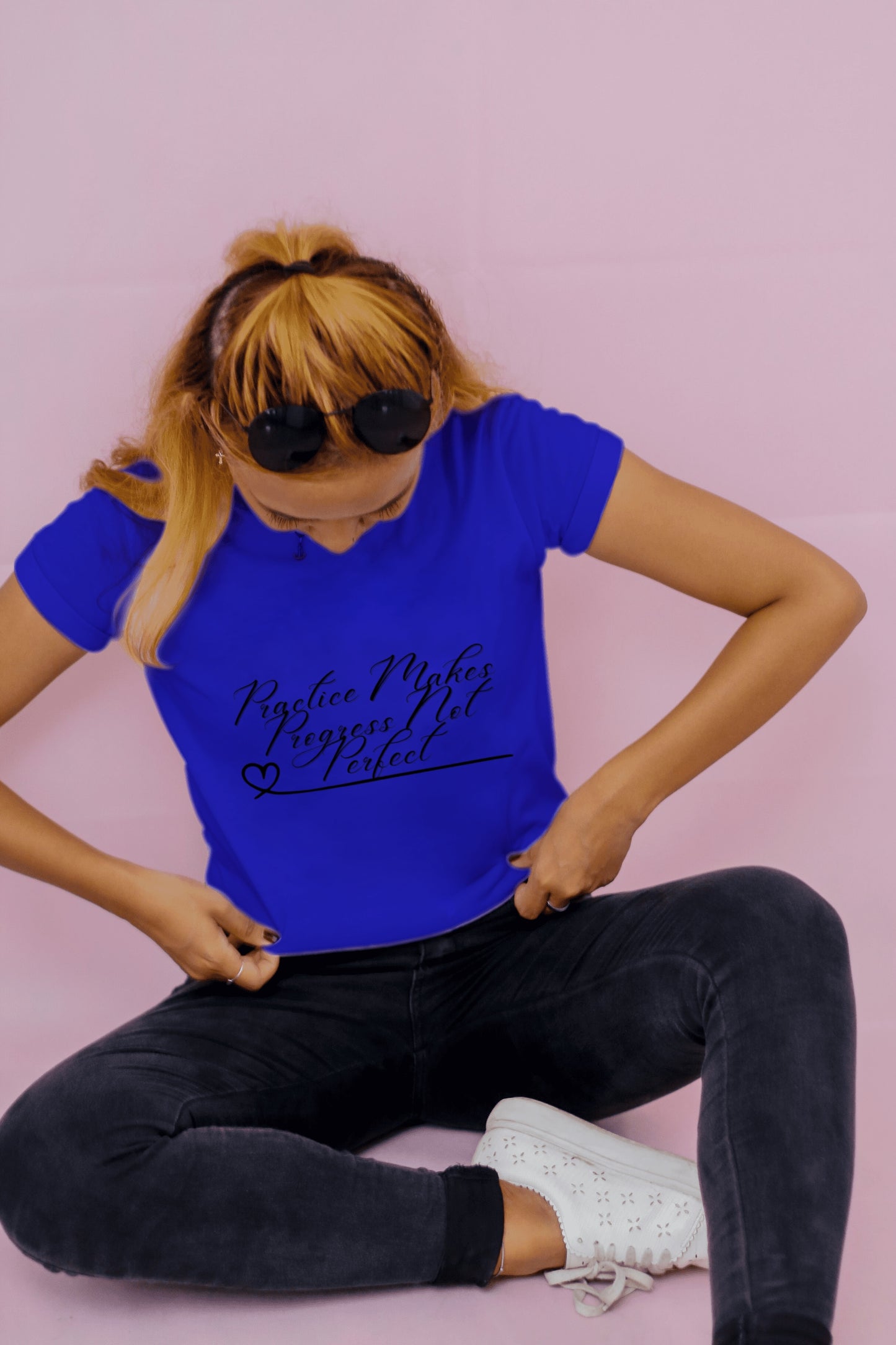 Practice makes progress not perfect T shirt