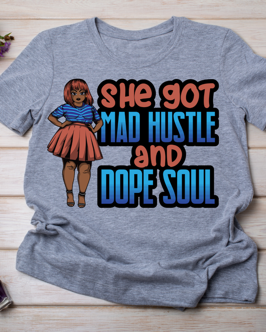 She got mad, hustle and dope so like ￼