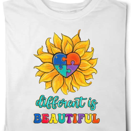 Different is beautiful T shirt