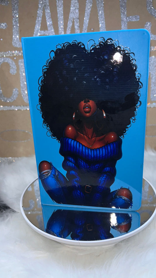 Chocolate Women With Fro