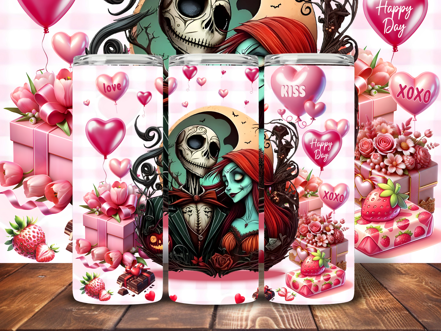 Jack Skeleton & Sally Tumbler