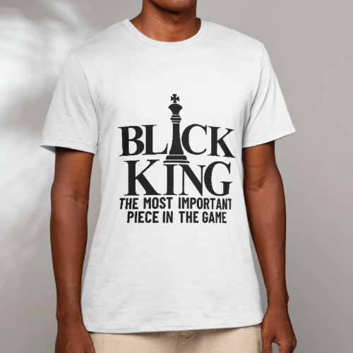 Black king the most important in the game T shirt