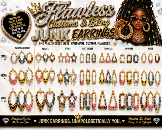 Bamboo Junk Earrings