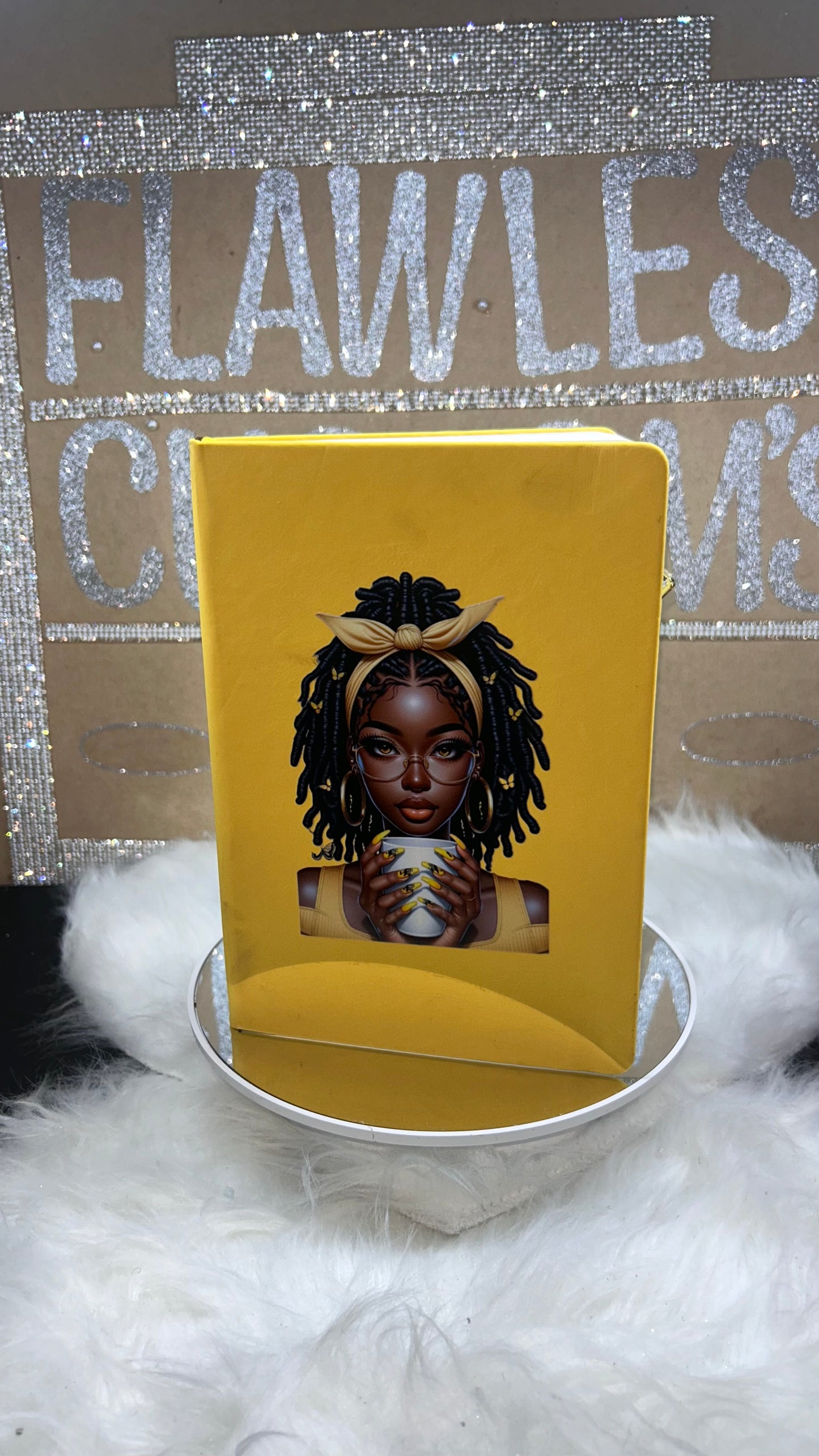 Women with locs in yellow