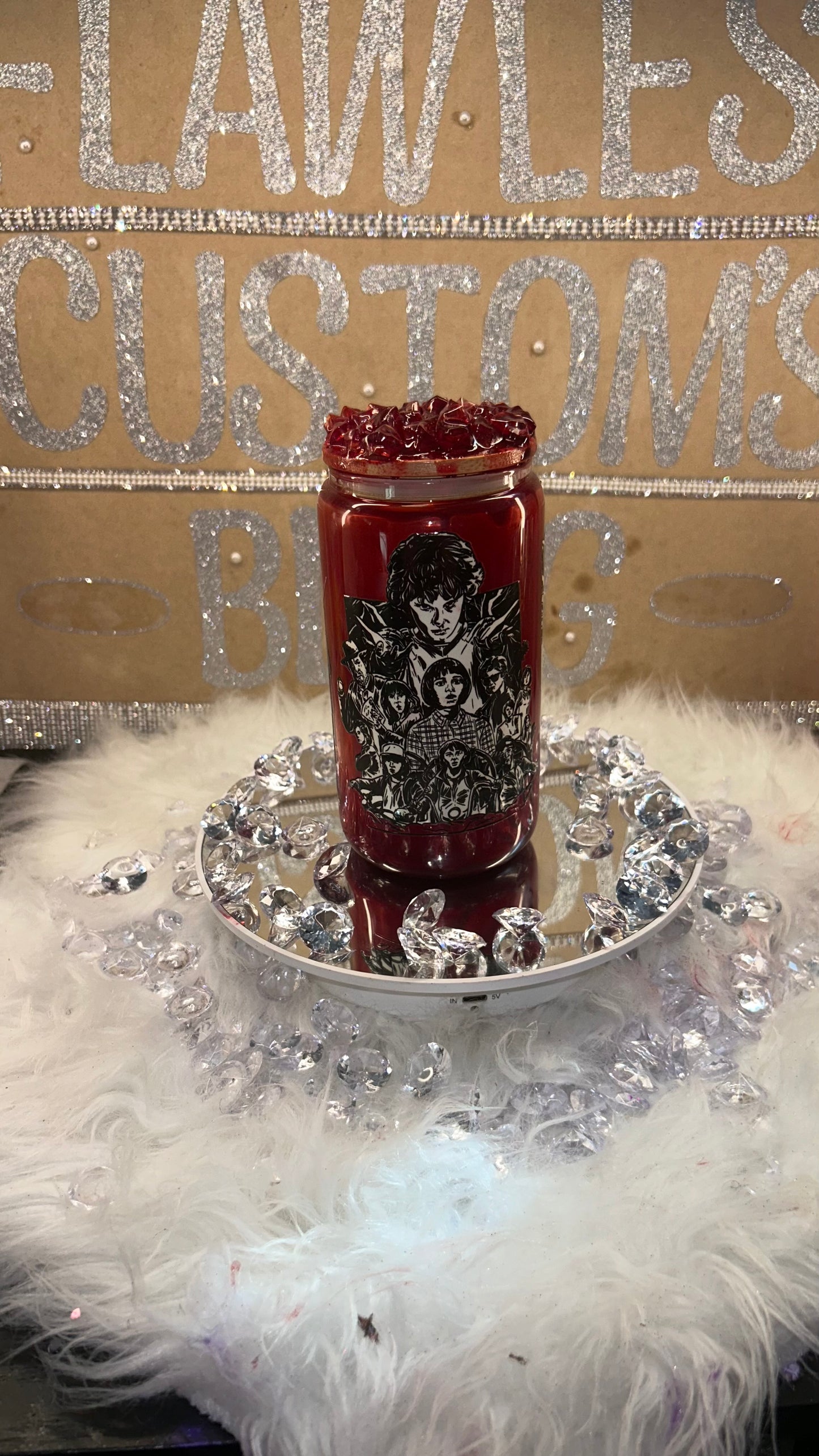 Stranger Things Snow Globe Tumbler