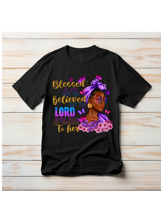 Blessed is who she has believed that the lord would keep his promises to her