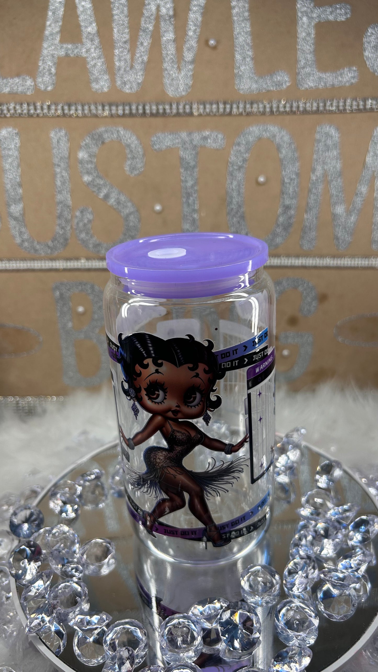 Betty Boop fashion Glass Can