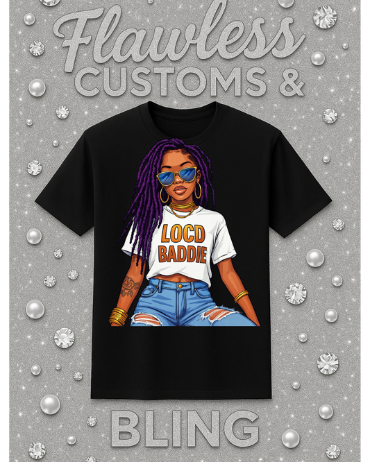 Locd baddie graphic tee