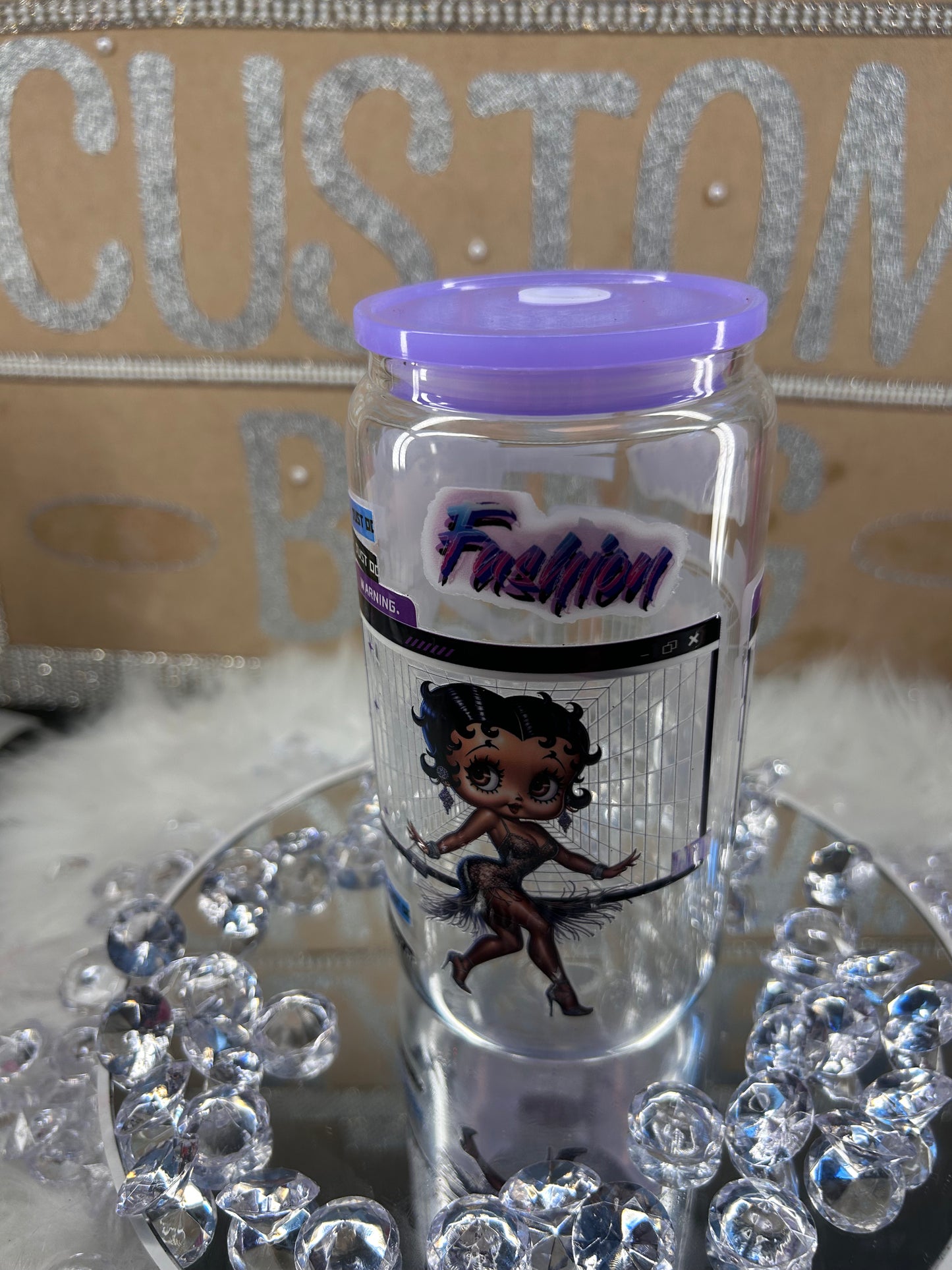 Betty Boop fashion Glass Can