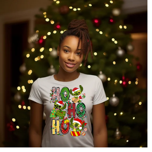 Stitch ho ho ho Christmas T shirt